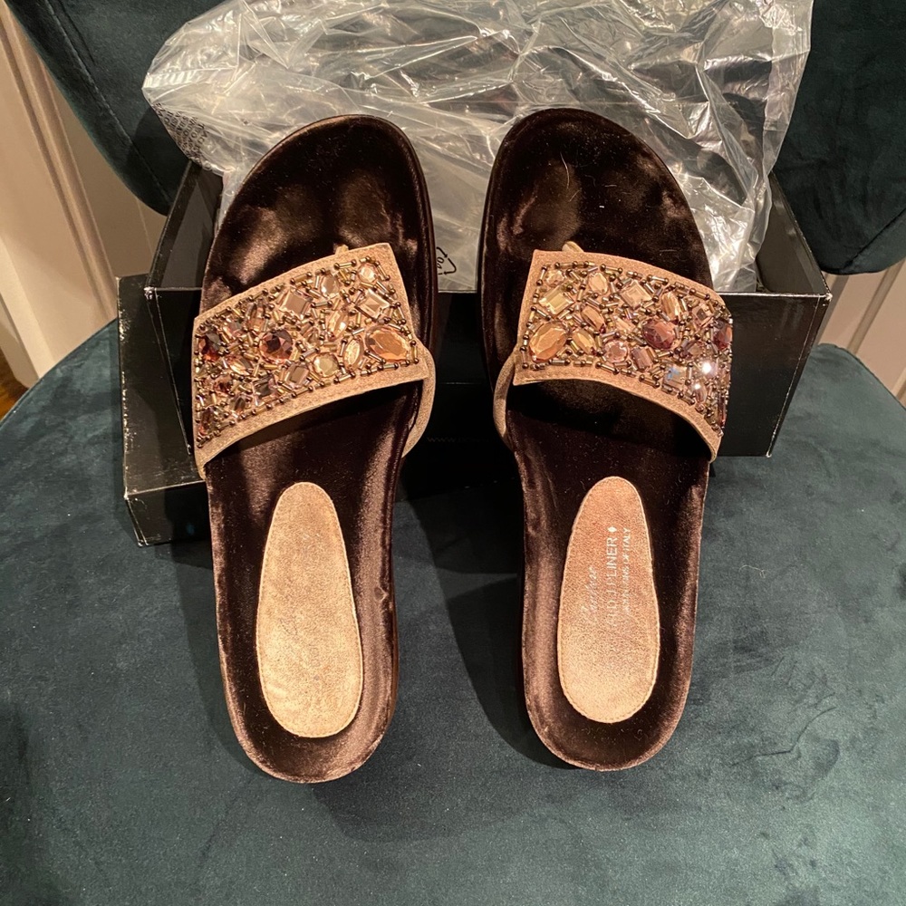 Donald Pliner Velvet Foot Sandal